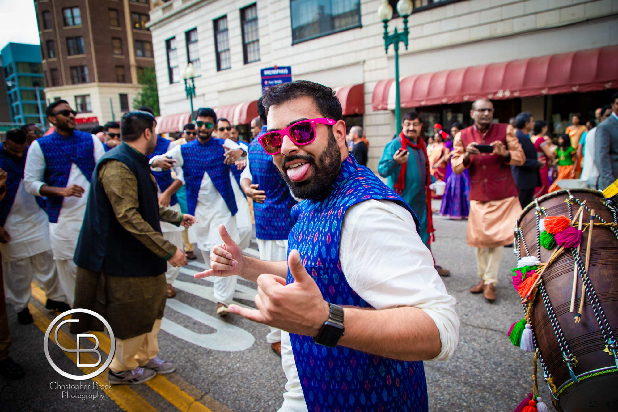 Memphis TN Telugu Indian wedding baraat